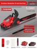 DELIXI Electric Brushless Lithium Chainsaw - Compact, High-Capacity, Handheld Tree and Logging Saw