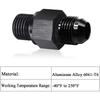 2 Packs 6AN Male Flare to 1/4" NPSM Transmission Cooler Adapter Fitting, 6An Fitting, AN6 Transmission Fitting Fits 200-4R, 700R4, TH350, TH400,