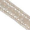 1 Stück Beige Baumwollspitzenbesatz 4 cm Breit DIY Nähen Spitze Elegantes Häkelspitzenband Zur Dekoration