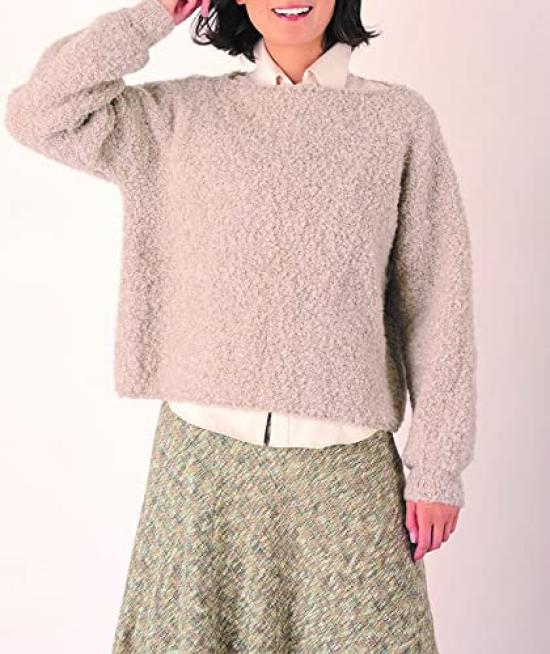 Hamanaka Yarn Sononomo Alpaca 152 2525 Hand-Knitting Boucle, approx. 40g/76m, Col.