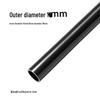 UPVC Fish Tank Plumbing Fittings: Hard Water Pipe Connector & Elbow Tee (Black)