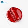 Real Hard Carbon Fiber Car Fuel Tank Cap Universal Trim Sticker For Suzuki Swift Alto Ignis S-Cross Alivio Kizashi Accessories