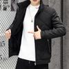 Men's Winter Warm Jacket Lined Jacket Jacket Plaid Warm Thickened Casual Jacket Loose Zipper Jacket