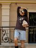 100% cotton t-shirt 2025 spring fashion temperament retro loose meat cover commuter ins wind