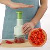 Garlic Pounder Sharp Blade Multifunctional Manual Rotation Grinding Manual Onion Chopper Garlic Crusher Kitchen Gadget