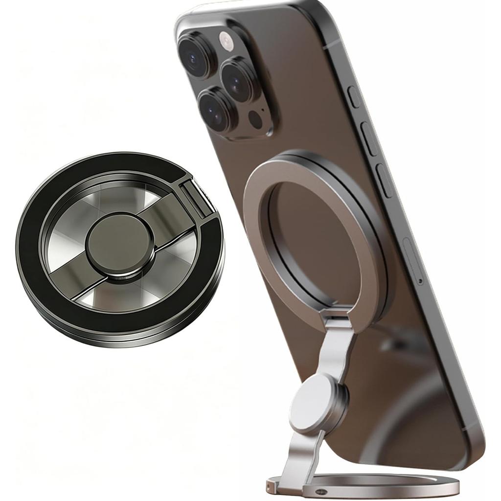 Magnetic Phone Stand Fidget Spinner, Dual Sided Magnet Rings Phone Holder