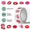 500Pcs/Roll Blazing Red Lips Kids Rewards Stickers - DIY Scrapbooks Album Decor Sealing Label Decals