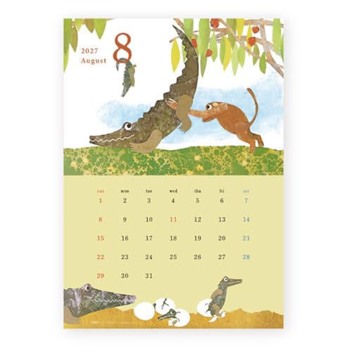 Hyogensha 2027 Wall Calendar A4 Leo Lionni 25-738
