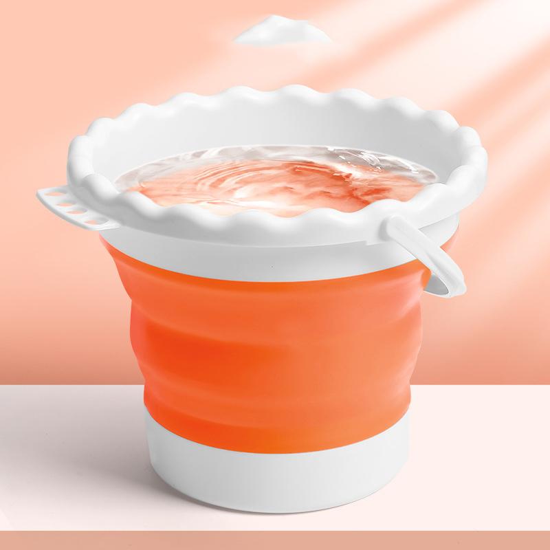 Foldable Water Bucket Essential For Fishing Camping Travel Collapsible Pail With Handle For Easy Storage Outdoor Use