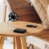 USB-betriebener Handventilator mit bürstenlosem Motor Starker Luftstrom Geräuscharm 360 Grad verstellbar Kabelloser Mini-Kühlventilator