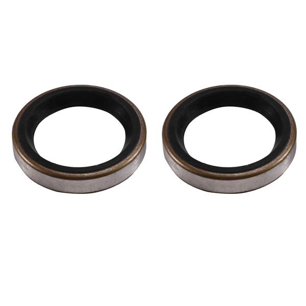 Set of 2 Rubber + Metal Oil Seals (Color: As Shown) - Model: 321467 18-2060