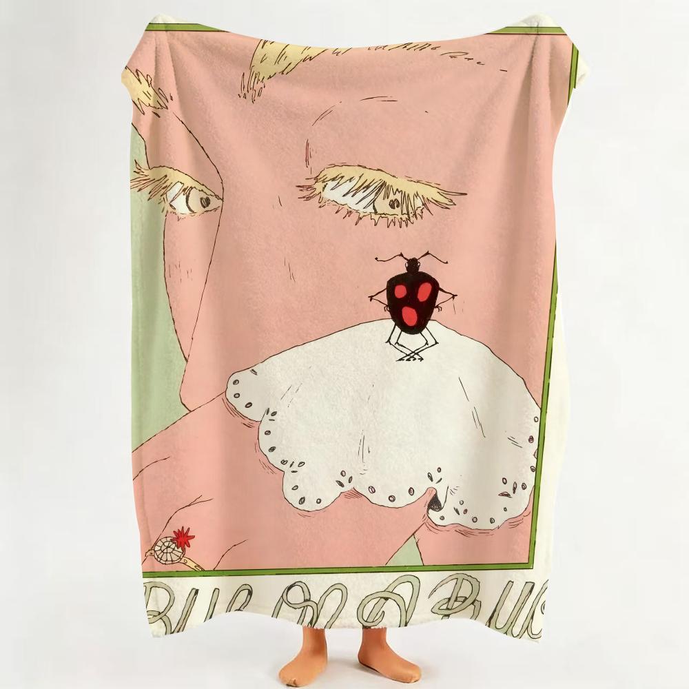 

Illustrator S Simone Goder Throw Flannel Throw Blanket Suitable for Sofa Living Room Bedroom 75cmx90cm