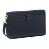 Michael Kors Floral Print Flap Solid Color Letter Logo Leather Crossbody Bag Women Bags Blue 32T8GF5C3Y-ADMIRAL