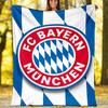 1pc B-Bayern Munich (8) Theme Blanket - Digital Print, Polyester, Cozy for All Seasons, Perfect for Outdoor, and Travel
