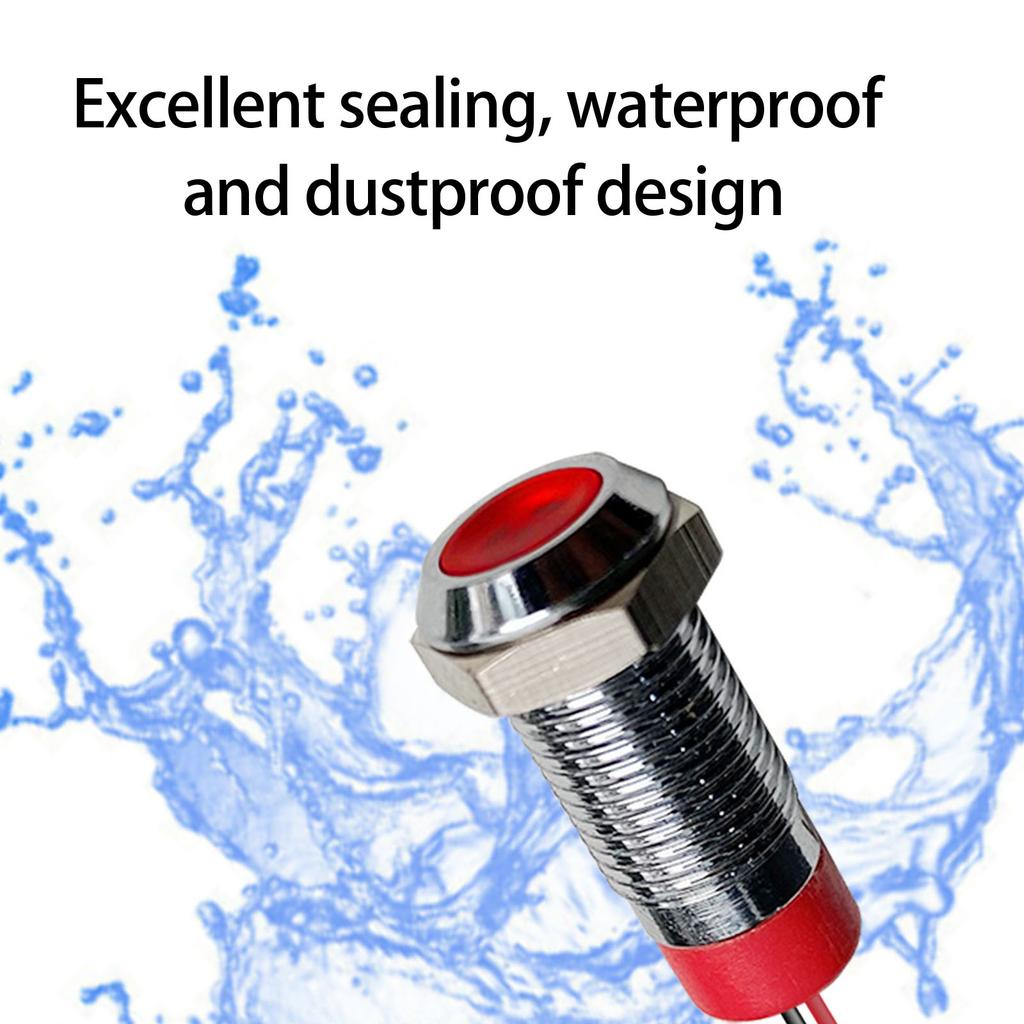 Waterproof 220V Light Metal Signals Light Signals Indicators For Industrial Control Panel And Electrical Equipment