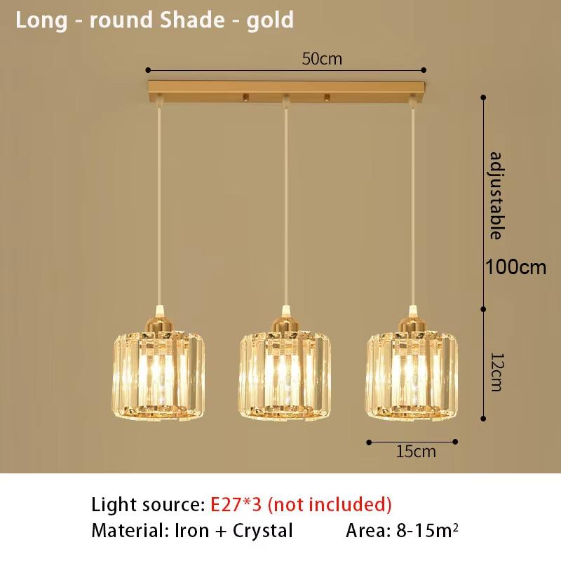 Dining Room Light Creative Personality Crystal Ceiling Lamp Bedroom Restaurant Corridor Entrance Small Chandelier Pendant Lights
