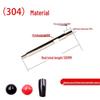 Double-Ended Threaded Stainless Steel Drill Handle Lever