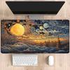 Large Mouse Pad Full moon and night cloud overlock NonSlip Game Mousepad keyboard PC Gaming HD Printing xmm XXL Desk Mat