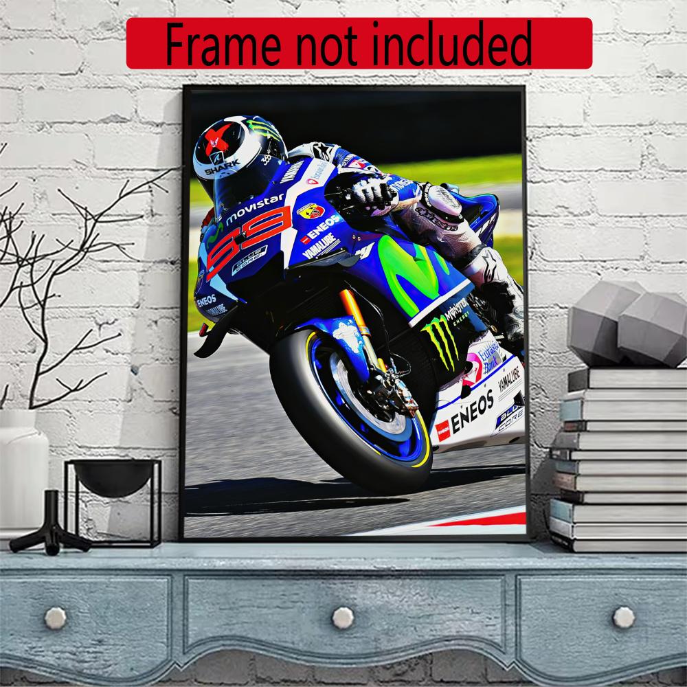 Jorge Lorenzo 5D Diy Diamond Paintings Mosaic Wall Round Diamond Art Painting Kits Embroidery Crystal Accessories Frameless