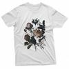Dark Academia Botanical Peony Flower Gothic T-Shirt