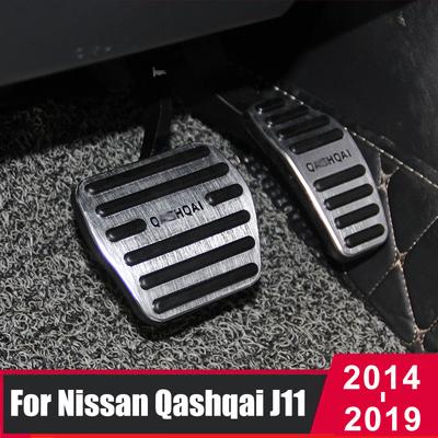 Car Pedals Pads Fuel Accelerator Brake Clucth Pedal Cover For Nissan Qashqai J11 J12 2014- 2022 2023