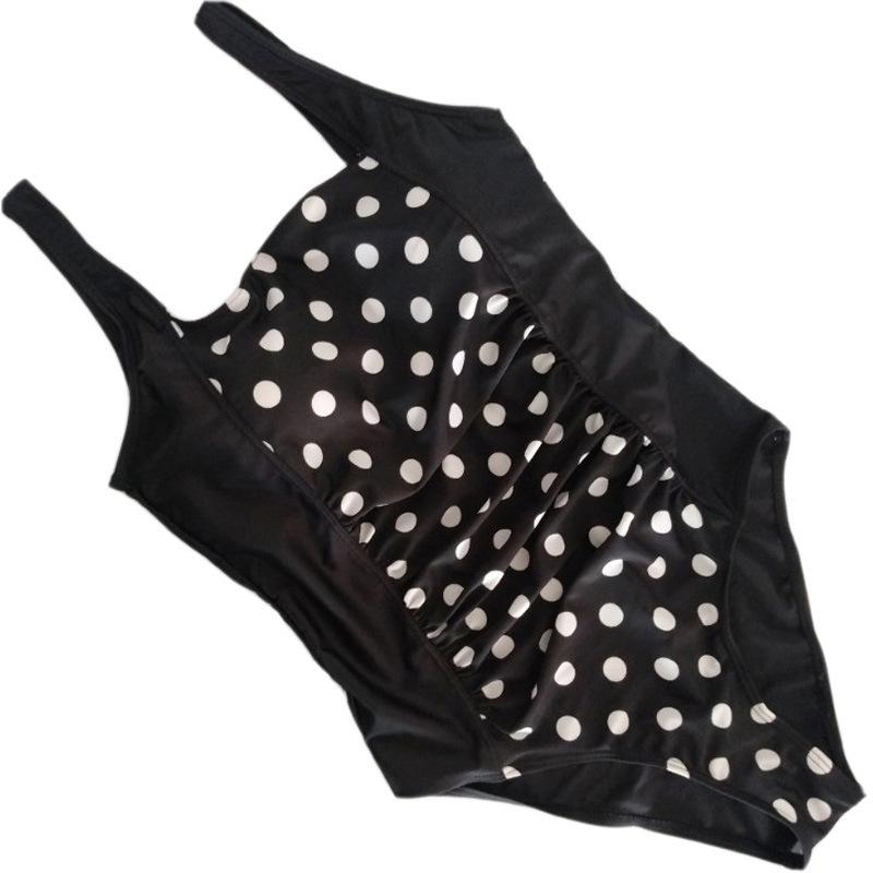 2018 Plus Size Backless One-Piece Swimsuit for Women - European & American Style