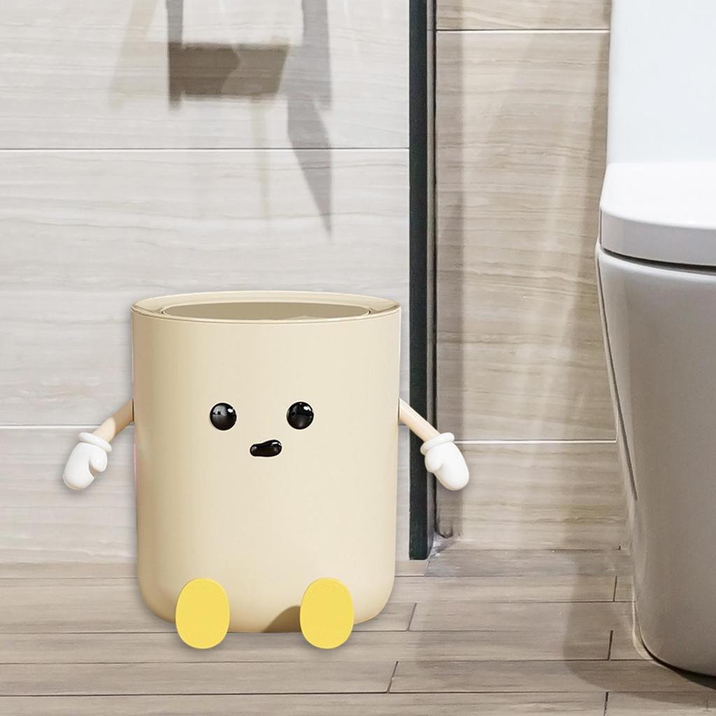 Uroczy kosz na śmieci, przenośny, kreatywny, nowoczesny, praktyczny do domu