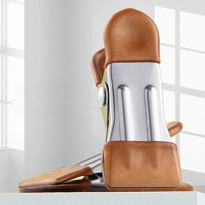 10 Stück Edelstahl Wäscheklammern mit Spurlosen Hakenaufhängern Kleiderklammern Socken Aufhängeclip Heimschrank Bettlakenhalter