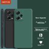 Phone Case for Xiaomi Redmi Note12 Pro, Xiaomi Redmi Note12 Pro Shockproof Silicone Upgraded Lens Case, Matte Finish - Dark Night Green
