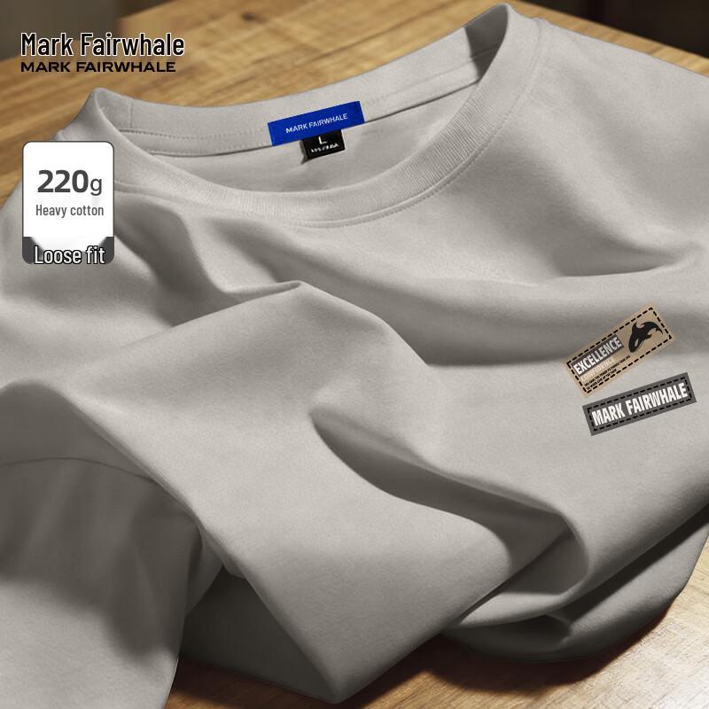 Mark Fairwhale Men's Heavyweight Pure Cotton Long-Sleeve T-Shirt