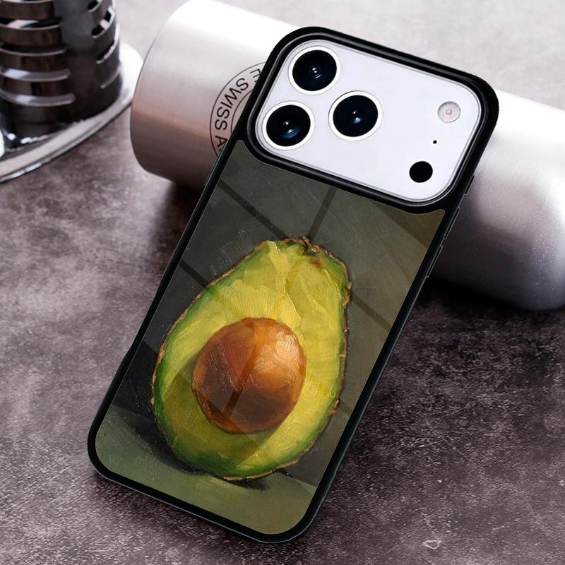 Avocado Pattern Phone Case For iPhone 17 16 15 14 13 12 11 Pro Max Plus 17Air Soft Silicone Cover