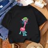2026 Summer Tross Fashion Cute Print Summer Casual Cute Cotton Comfortable Short Sleeved Top for Boys and Girls