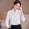 Women's V-Neck Long-Sleeve Blouse