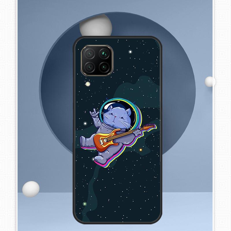 Cats In Space For Huawei Nova Y91 Y60 Y70 Y72 Y90 Y61 12s 12i 11i 8i 10 9 SE P20 P40 Lite P30 P60 Pro Case