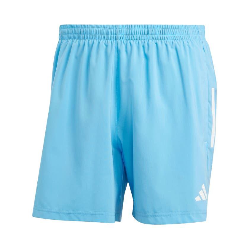 Adidas Striped Logo Print Elastic Waist Casual Shorts Men Shorts Light-Blue IY0713
