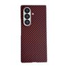 Premium Carbon Fiber Kevlar Pattern Case for Samsung Galaxy Z Fold 7 6 5 4 3 Anti-fall Invisible Magnetic Charging Protect Cover