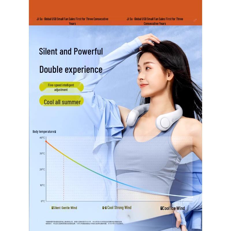 Jisulife Portable Bladeless Neck Fan
