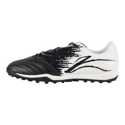Artificial Turf AG (Rubber Short Studs) Slip-Resistant Durable Football Shoes Men Football Shoes White Black YSTT011-1