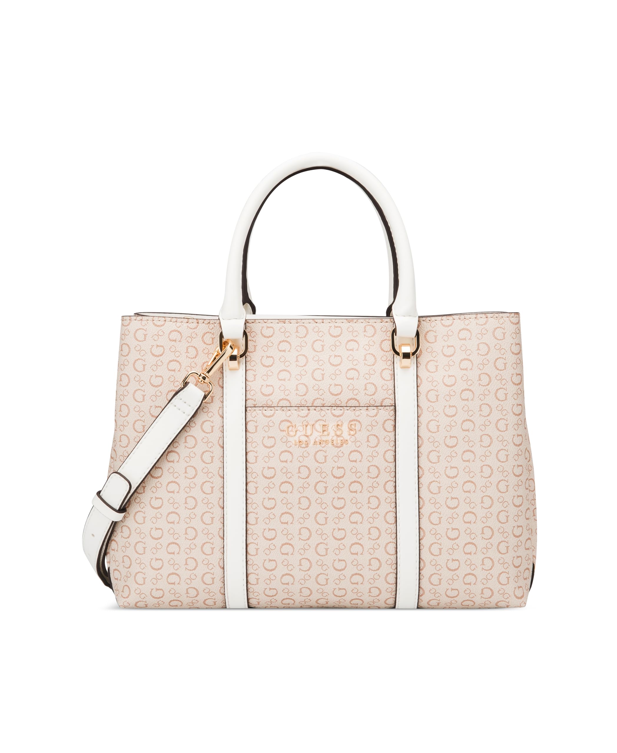 

Guess MORRIGAN SATCHEL KHA Handbag Women s