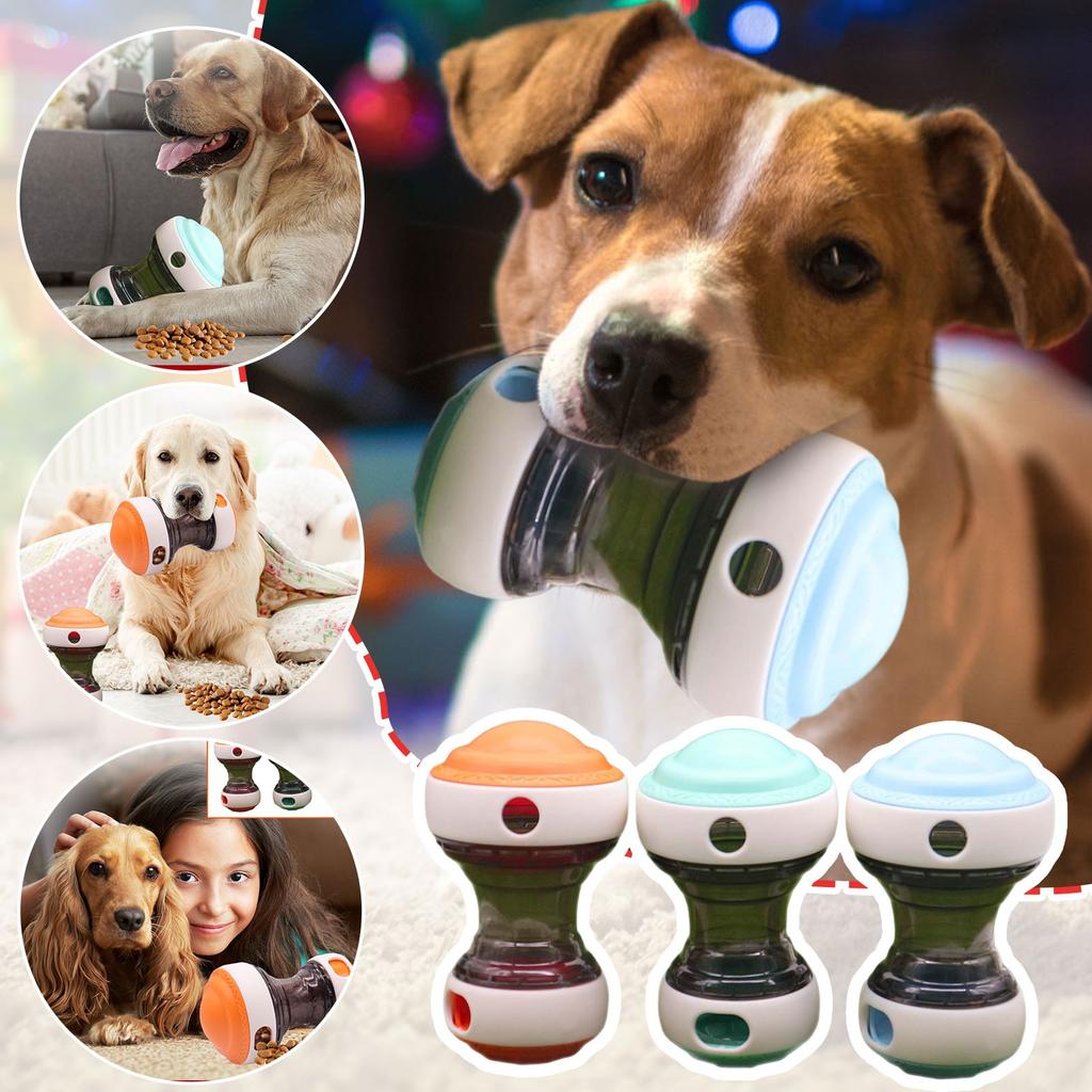 Pet Toys: Rolling And Rotating Dog Feeding Toys, Adjustable, Biting, Teething And Slow Feeding Dog Toys