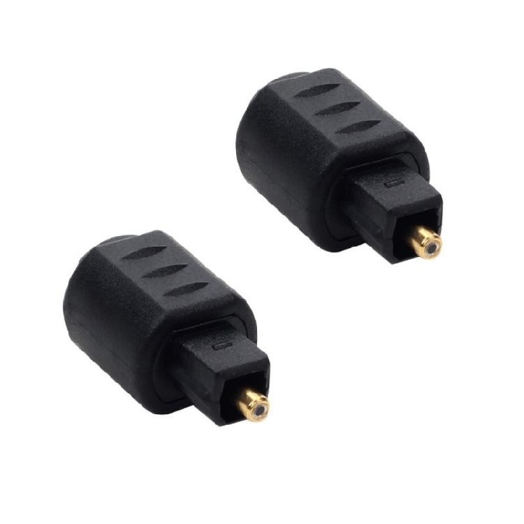 Durability 3.5mm Female Mini Plugs To Toslink Male Audios Adapter for Home Travel Use TosLink Plugs To Optical Plugs