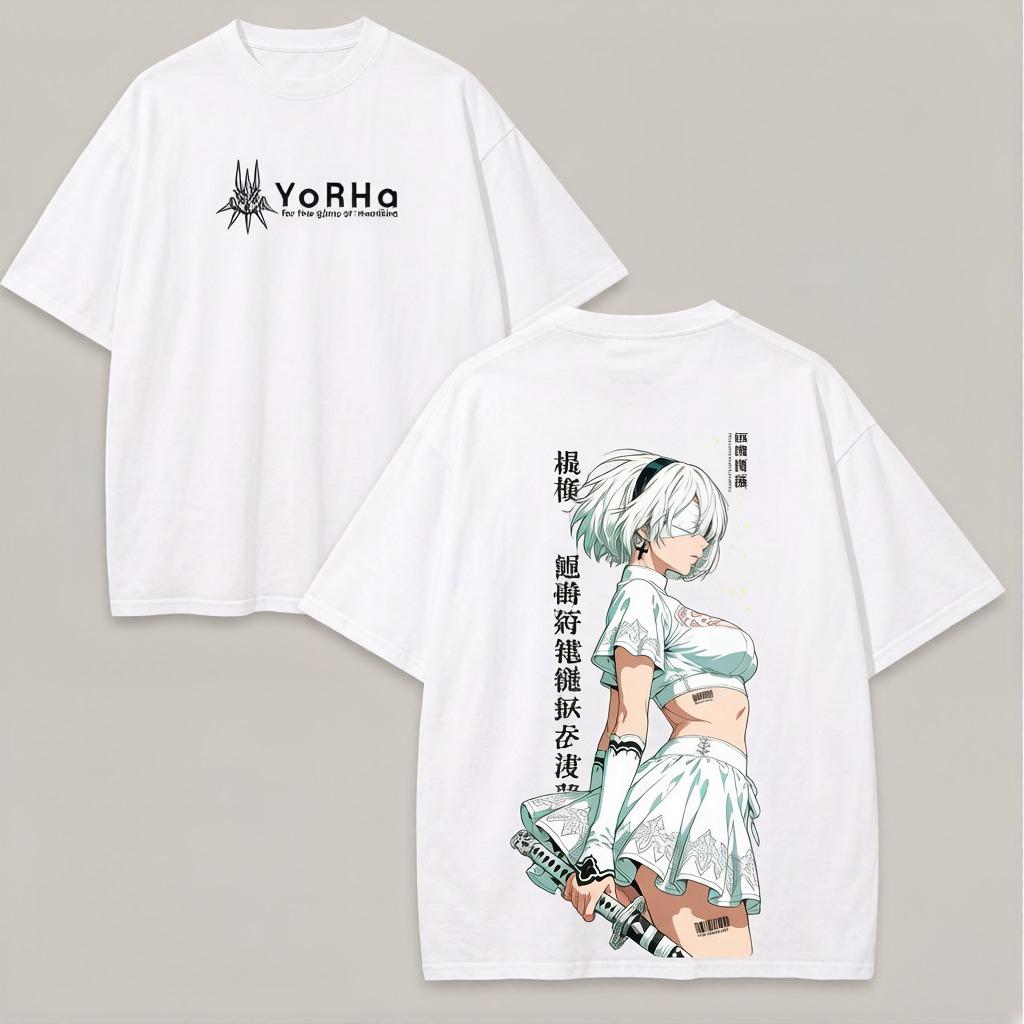 

Nier Anime Fan TShirt Unique Clothing for Both Unisex and Women Suitable for All HighQuality Fabric Bestselling Product L