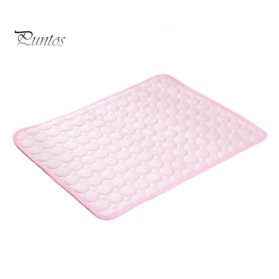 

Охлаждающая подставка для собак, нетоксичный самоохлаждающийся коврик, легко чистящийся, моющийся, экологически чистый коврик для домашних животных, летний охлаждающий коврик для кошек и собак L розовый