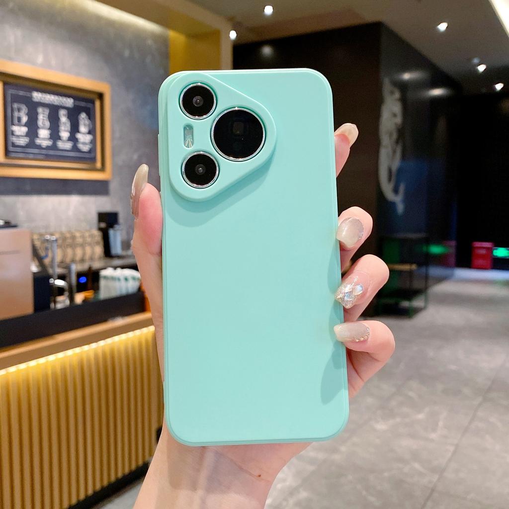 Applicable to P70 mobile phone case matte TPU straight edge enjoy glory nova12 protective case mate60 silicone case