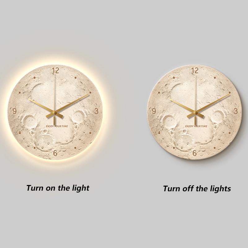 Luminous Wall Clocks Modern Living Room Luxury 2026 Wall Clocks Nordic Decoration Clock Room Furniture Clock Rechargeable Decor