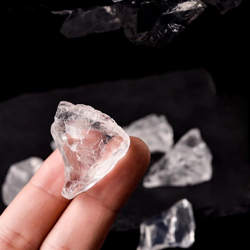 Labradorit & Čirý křemen Surový krystal Ornament – Velký řezbářský materiál & Vyučovací vzorek.