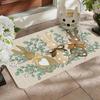 1Pcs Cute Rabbit  Print Waterproof Non-Slip Thick Cushioned Kitchen Mat Heavy Duty Comfort Standing Mat for Kitchen Bathroom