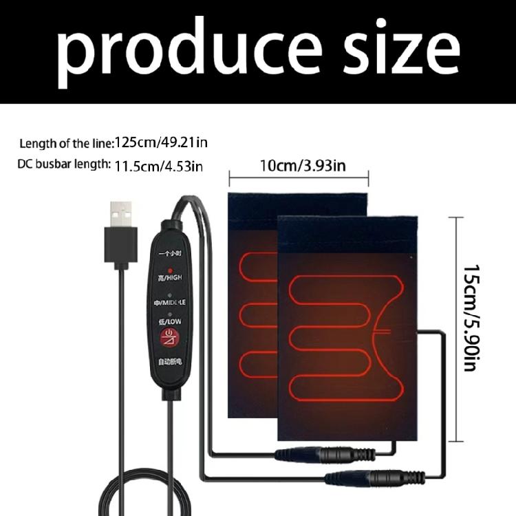 Mehrzweck Elektrisch Beheizter Griffgriff-Abdeckung Für Winterliches Radfahren Auf Verschiedenen Motorrädern Fahrzeugen USB Betrieben Radfahrer Benutzen