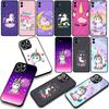 Pink Unicorns Rainbow Cover Phone Case for Samsung Galaxy S25 S23 S22 S24 FE Ultra Plus A56 A05 A06 A15 A16 A57 S7 Edge