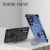 KEYSION Shockproof Magnetic Case for Samsung S26 Ultra 5G Upright Live Metal Ring Stand Phone Back Cover for Galaxy S26 S26+Plus